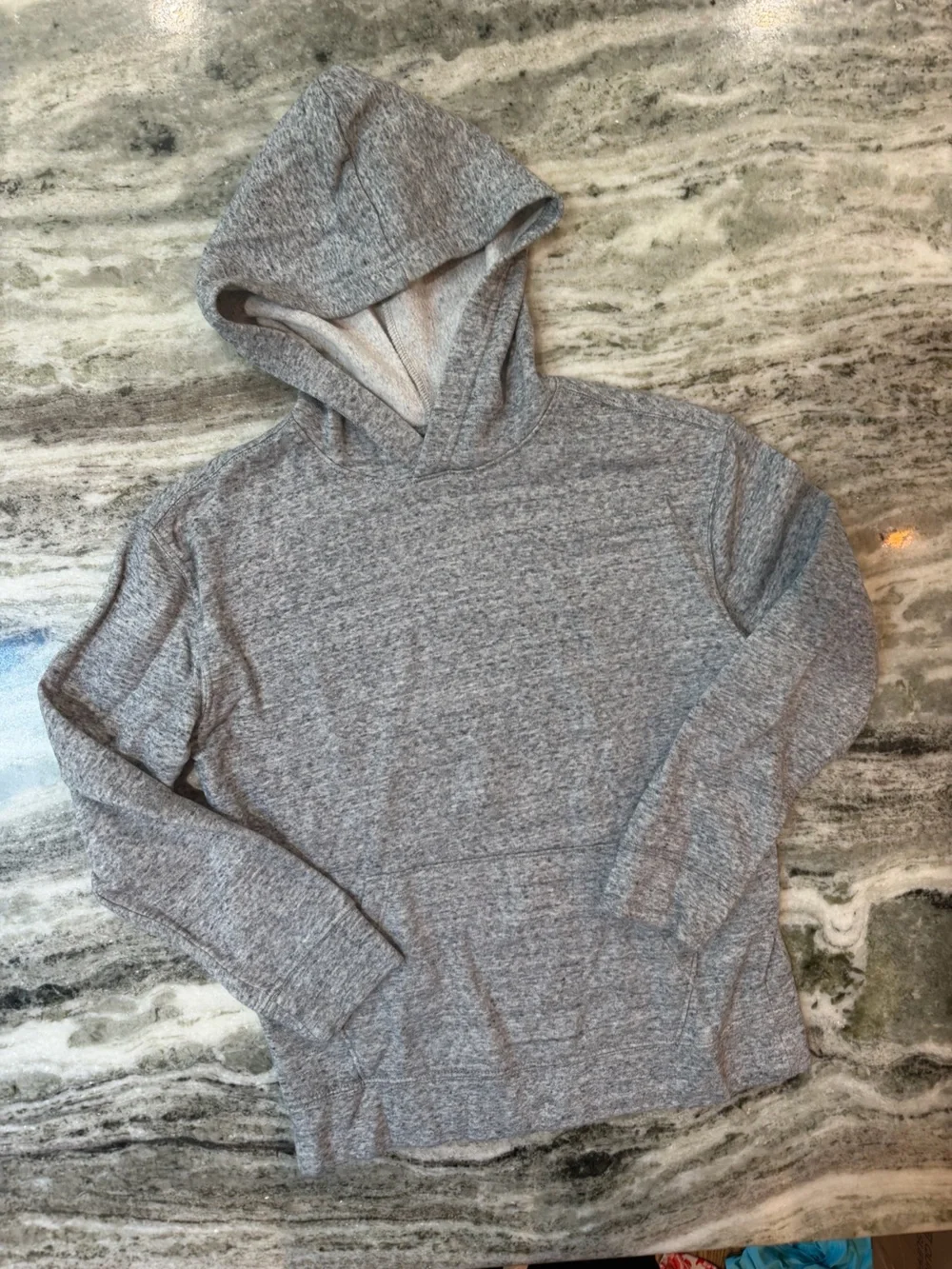 Old Navy Boys Gray Hooded Sweatshirt Youth XL (14-16)